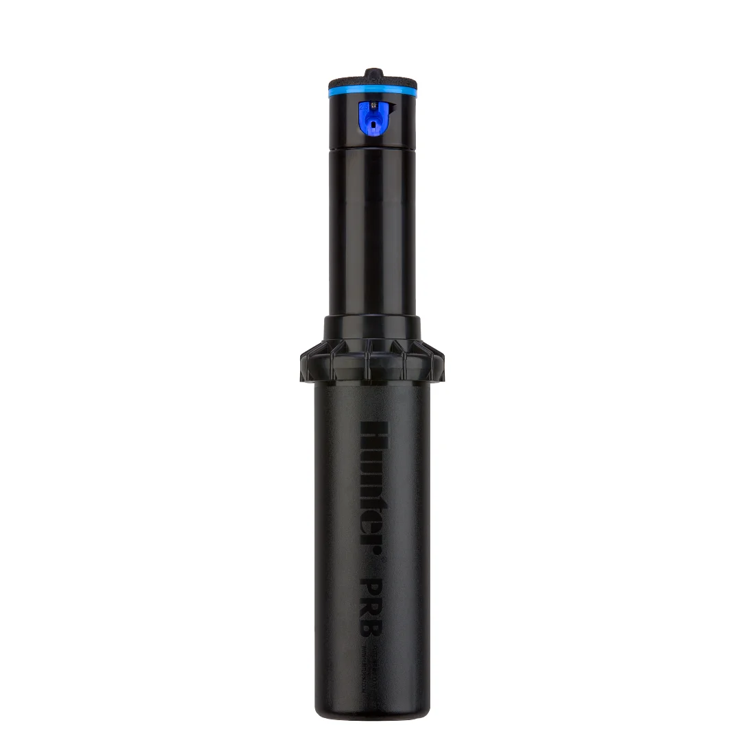 PGP Ultra Rotor, 10 cm, adjustable from 50° to 360°, ¾" inlet, check valve, pressure-regulated body, eight standard and four low-angle nozzles included